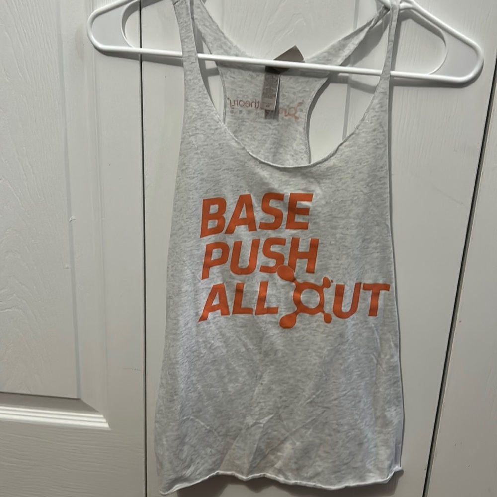 Womens Orangetheory Base Push All Out Splat Tank